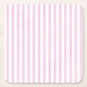 Achtergrond roze Waterverf Stripes Kartonnen Onderzetters