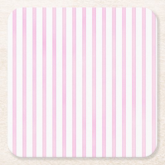 Achtergrond roze Waterverf Stripes Kartonnen Onderzetters (Voorkant)