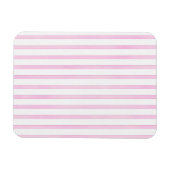 Achtergrond roze Waterverf Stripes Magneet (Horizontaal)
