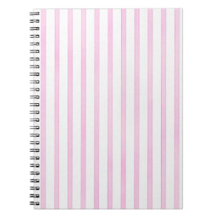 Achtergrond roze Waterverf Stripes Notitieboek