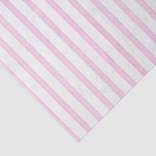 Achtergrond roze Waterverf Stripes Tissuepapier (Detail)