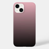Achtergrond roze zwarte ombre Case-Mate iPhone case (Achterkant)
