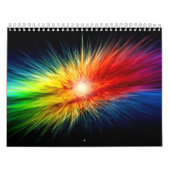 Achtergrond ruimteregenboog kalender (Hoes)