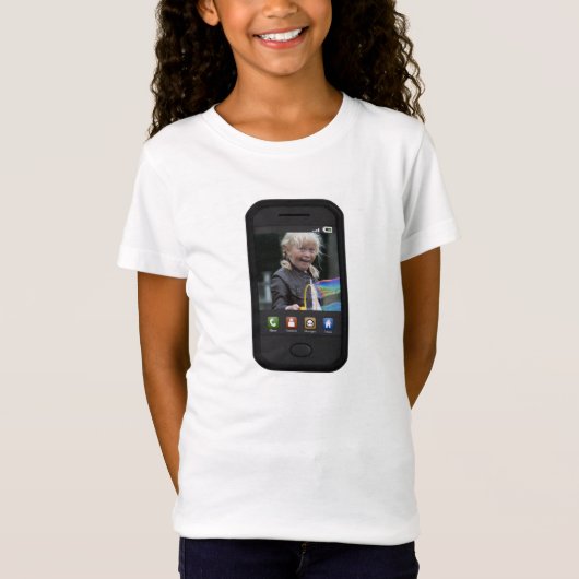 Achtergrond  scherm Smartphone T-shirt (Voorkant)