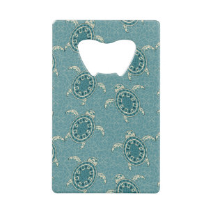 achtergrond schildpadden creditkaart flessenopener