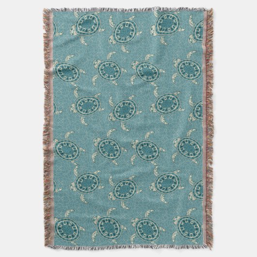 achtergrond schildpadden deken (Voorkant Verticaal)