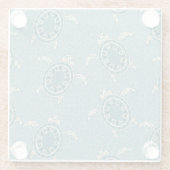 achtergrond schildpadden glazen onderzetter (Achterkant)