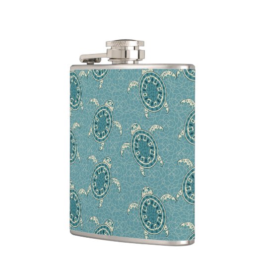 achtergrond schildpadden heupfles (Links)