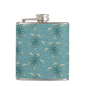 achtergrond schildpadden heupfles (Voorkant)