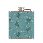 achtergrond schildpadden heupfles (Achterkant)