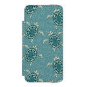 achtergrond schildpadden incipio iPhone portemonnee hoesje (Voorkant Agenda)