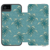 achtergrond schildpadden incipio iPhone portemonnee hoesje (Agenda Open)