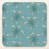 achtergrond schildpadden kartonnen onderzetters (Voorkant)