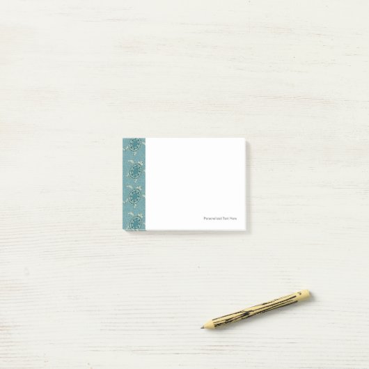 achtergrond schildpadden post-it® notes (Op bureau)