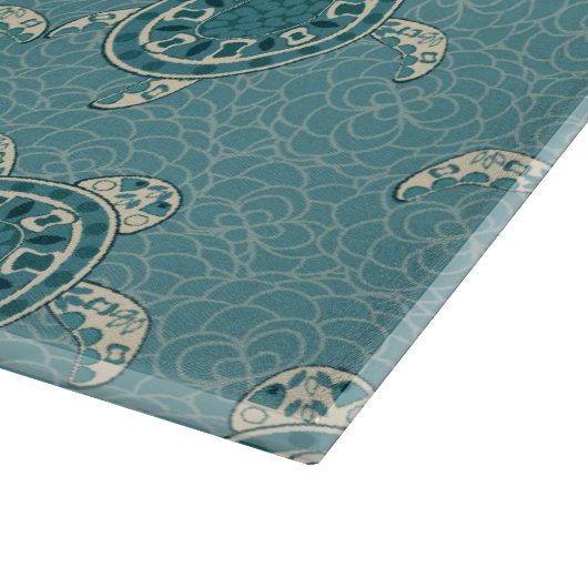 achtergrond schildpadden snijplank (Hoek)