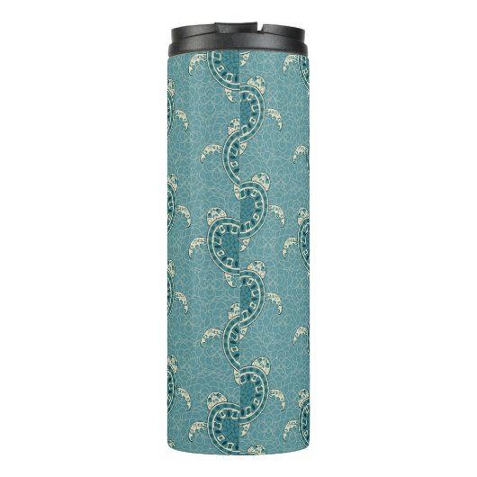 achtergrond schildpadden thermosbeker (Achterkant)