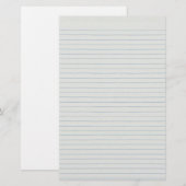 Achtergrond schoolpapier briefpapier (Voorkant / Achterkant)