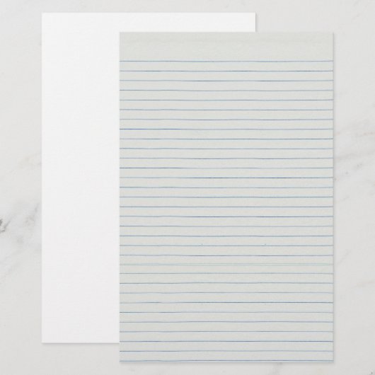 Achtergrond schoolpapier briefpapier (Voorkant / Achterkant)