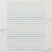 Achtergrond schoolpapier flyer (Achterkant)