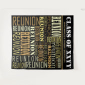 Achtergrond schoolreünie wandkleed (Voorkant (horizontaal))