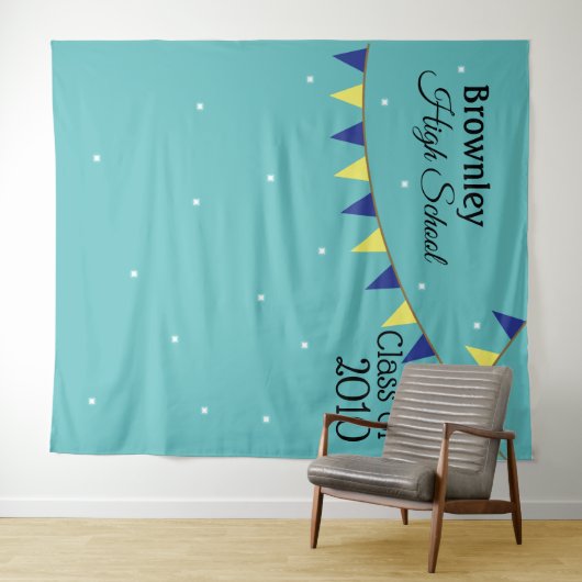 Achtergrond schoolreünie wandkleed (In Situ (horizontaal))