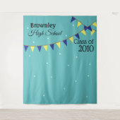 Achtergrond schoolreünie wandkleed (Voorkant)