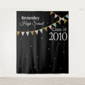 Achtergrond schoolreünie wandkleed (Voorkant)