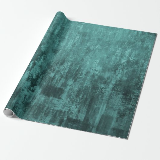 Achtergrond Shabby, kleur turquoise, grunge, loft, Cadeaupapier (Uitgerold)