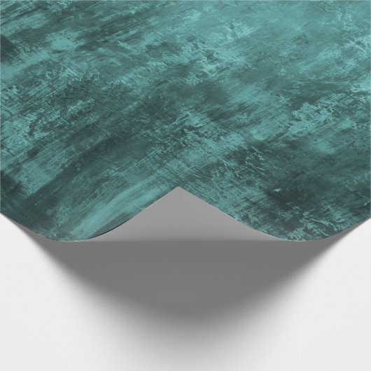 Achtergrond Shabby, kleur turquoise, grunge, loft, Cadeaupapier (Hoek)