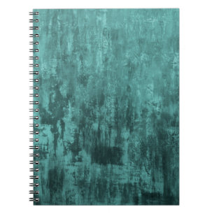 Achtergrond Shabby, kleur turquoise, grunge, loft, Notitieboek