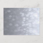 Achtergrond - Silver Bokeh Glitter Lights Briefkaart (Voorkant)