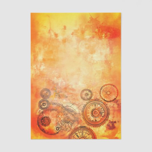 Achtergrond, Sinaasappel, Goud, Rood Rust ED6FS De Tissuepapier (Voorkant)