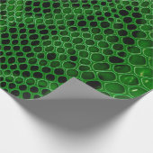 Achtergrond slangenhuid cadeaupapier (Hoek)