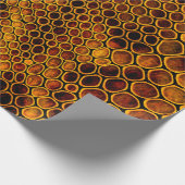 Achtergrond slangenhuid cadeaupapier (Hoek)