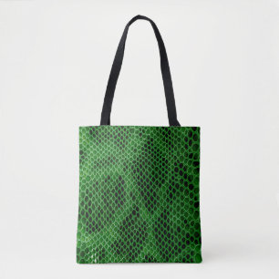 Achtergrond slangenhuid tote bag