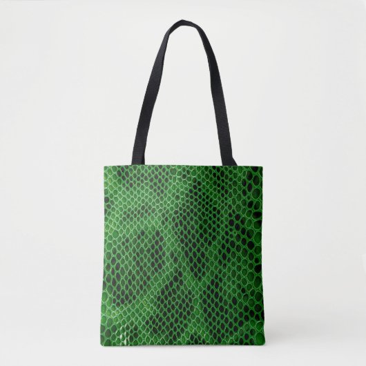 Achtergrond slangenhuid tote bag (Voorkant)