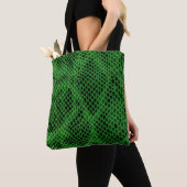 Achtergrond slangenhuid tote bag (Dichtbij)