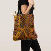 Achtergrond slangenhuid tote bag (Dichtbij)
