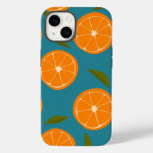Achtergrond slice Sinaasappels Pattern Case-Mate iPhone Case (Achterkant)