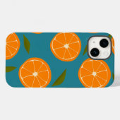 Achtergrond slice Sinaasappels Pattern Case-Mate iPhone Case (Achterkant (horizontaal))