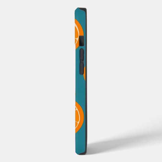 Achtergrond slice Sinaasappels Pattern Case-Mate iPhone Case (Achterkant / Links)