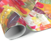 Achtergrond snoep cadeaupapier (Rol Hoek)