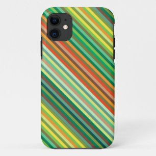 Achtergrond snoep Stripes iPhone 11 Hoesje