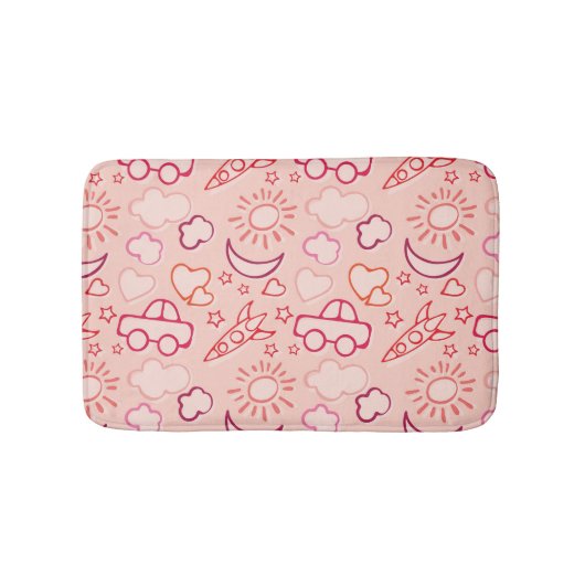 achtergrond speelgoed badmat (Voorkant)