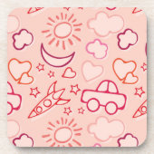 achtergrond speelgoed bier onderzetter (Voorkant)