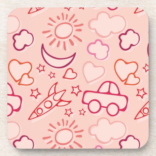 achtergrond speelgoed bier onderzetter (Voorkant)