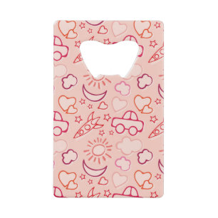 achtergrond speelgoed creditkaart flessenopener