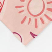 achtergrond speelgoed fleece deken (Hoek)