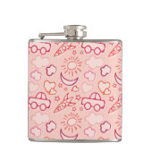 achtergrond speelgoed heupfles (Voorkant)