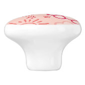 achtergrond speelgoed keramische knop (Zijkant)